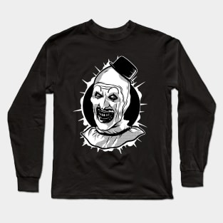 Art the Clown black and white Long Sleeve T-Shirt